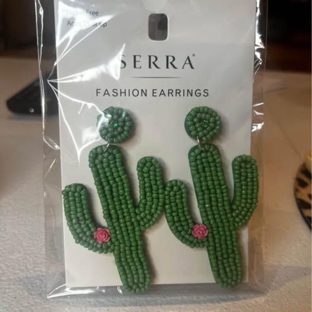 Cactus Earrings/Aretes